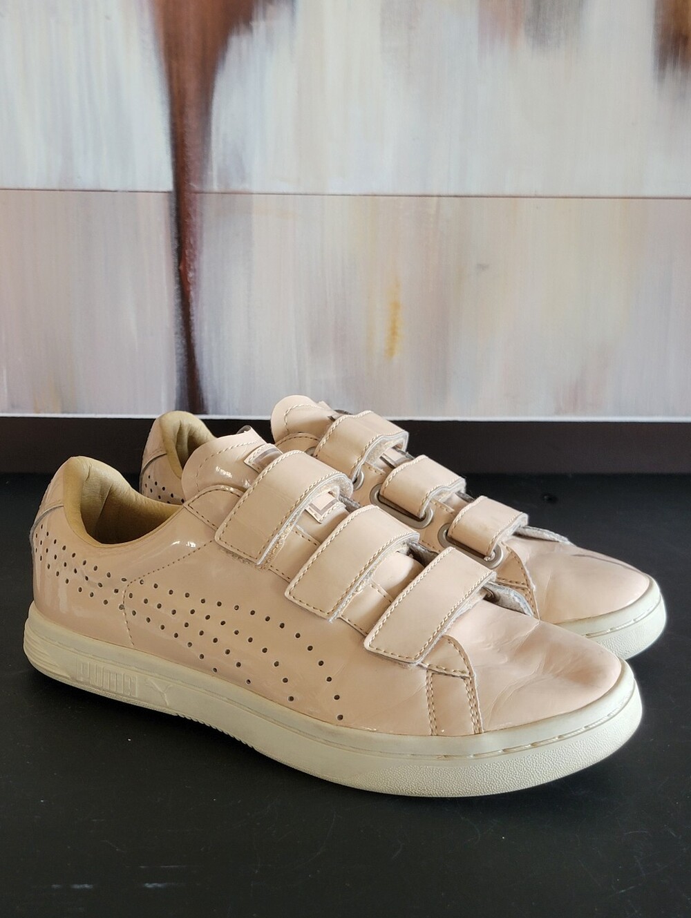 PUMA COURT STAR VEL 3 STRAPS WOMEN'S SHOES SIZE 8